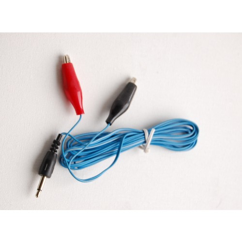 Cable y pinzas cocodrilo(dispositivo estimulación)