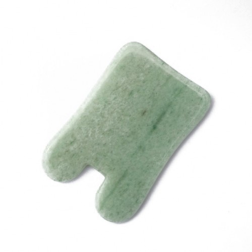 Gua Sha rectangular en Jade