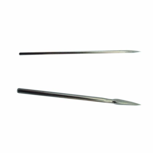 Aguja prismática triangular para hacer sangrar