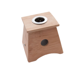 Caja de Moxa de bambú con 1 agujero - para puro