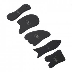 Kit de 5 Gua Sha en piedra Bian Shi