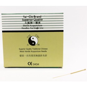 0,25*25mm TAI CHI agulles banyades en or amb silic