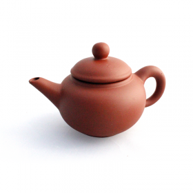 Petita tetera marró de ceràmica